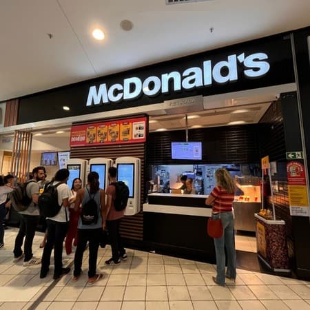 Logo da loja mc donald´s