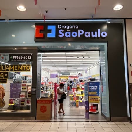 Logo da loja drogaria são paulo