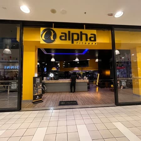 Logo da loja alpha fitness